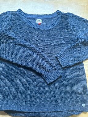 ONLY women’s  Navy Knit Crewneck Sweater